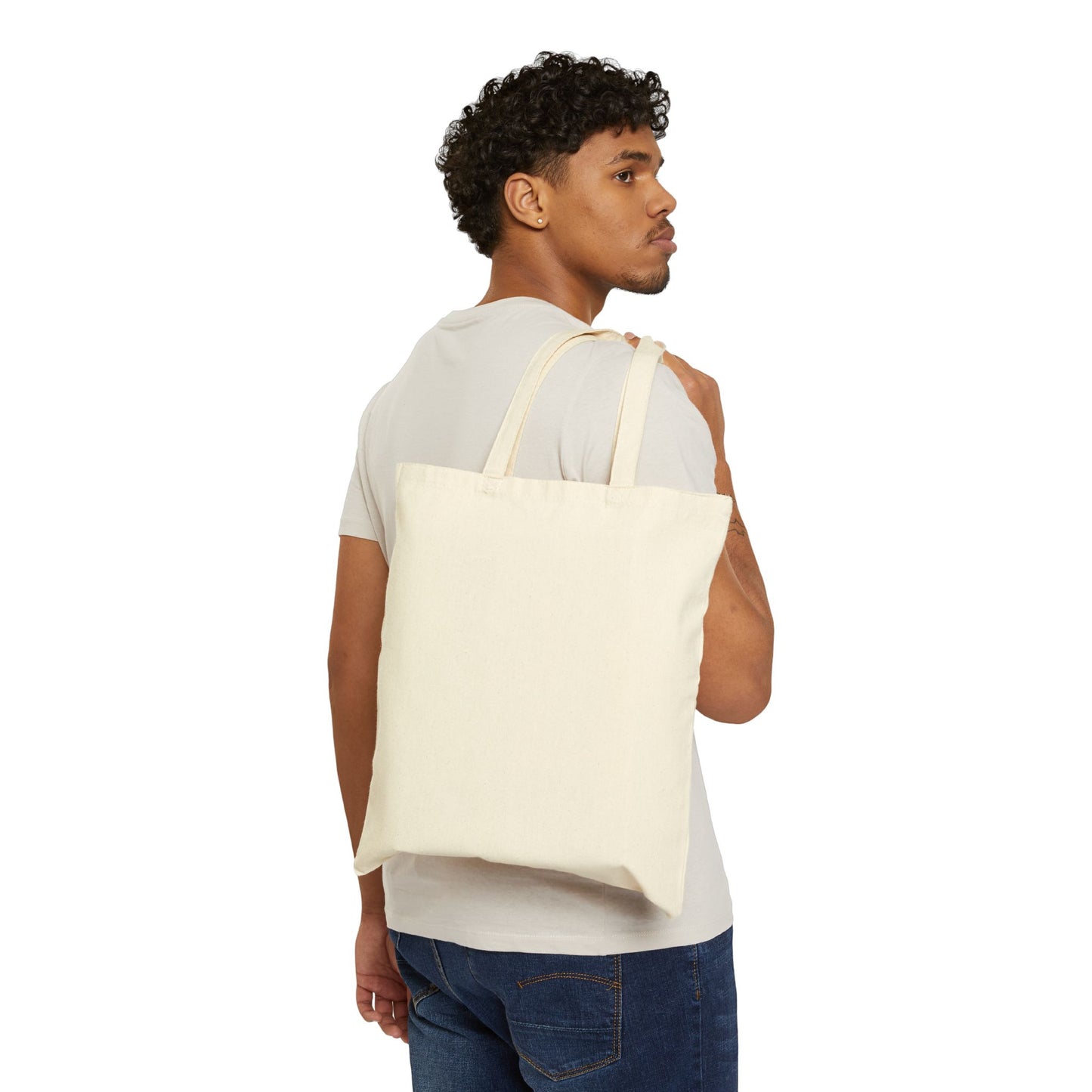 Jack and Sally Cotton Canvas Tote Bag