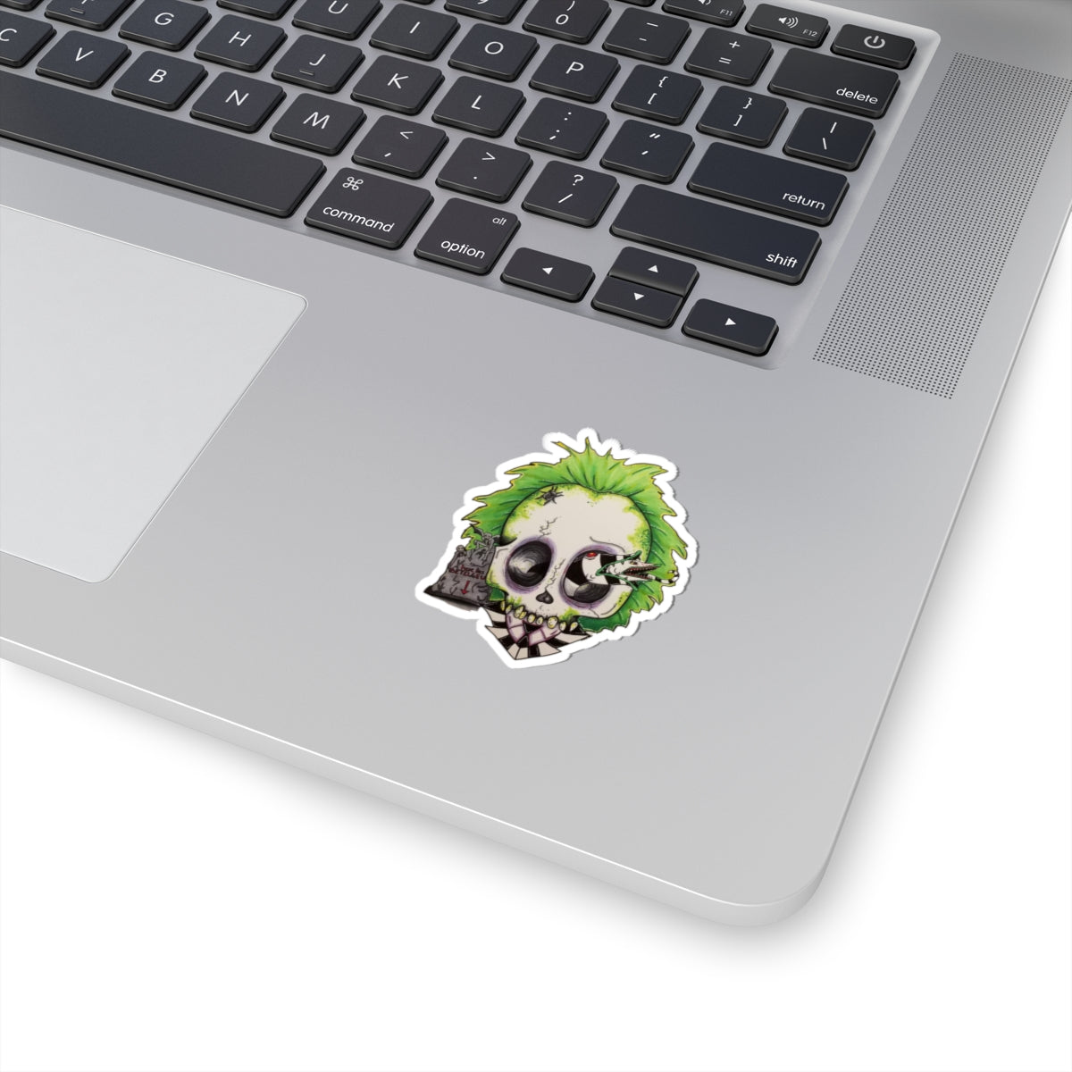 Beetlejuice Head Vinyl Sticker – Durable, Customizable Kiss-Cut Design