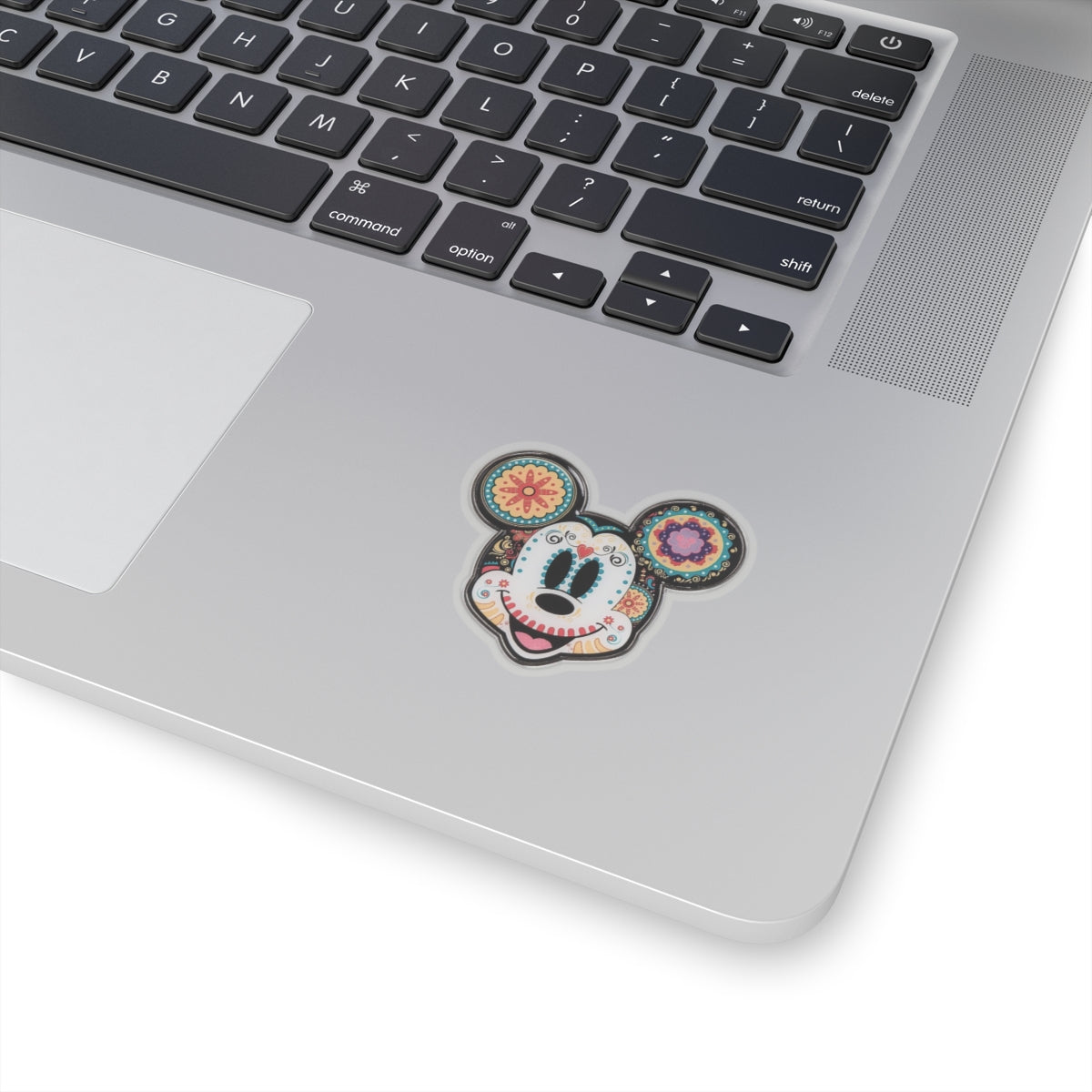 Mickey Mouse Día de los Muertos Vinyl Sticker – Customizable and Durable