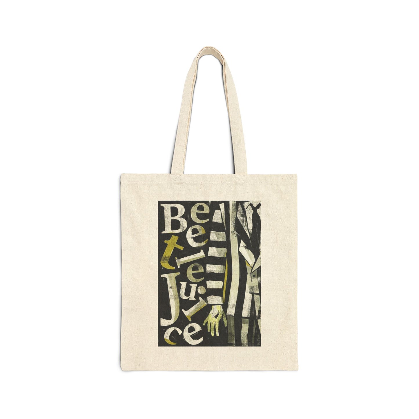 Beetlejuice Tote Bag – 100% Cotton Canvas, Durable and Stylish