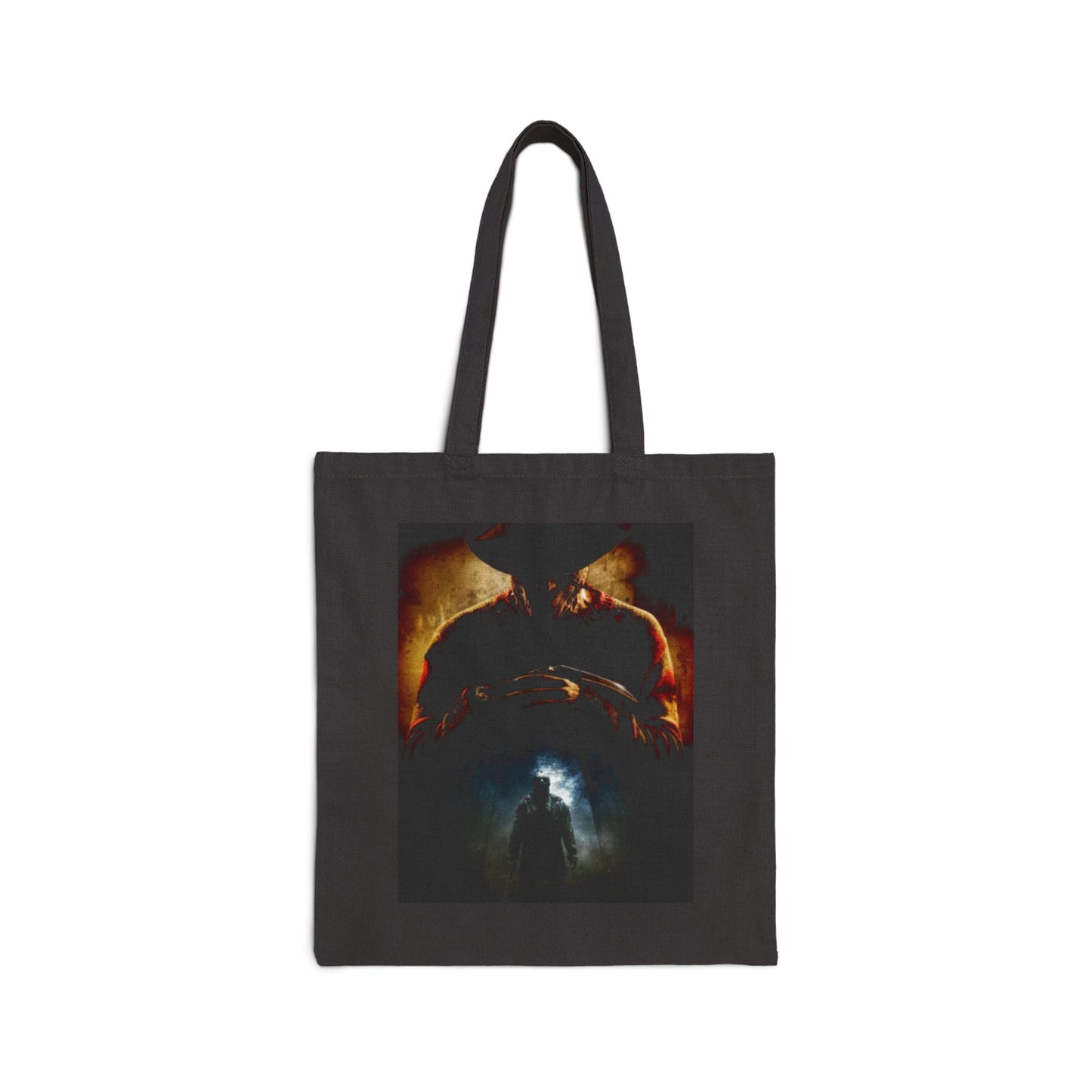 Freddy & Jason Horror Movie Icon Tote Bag