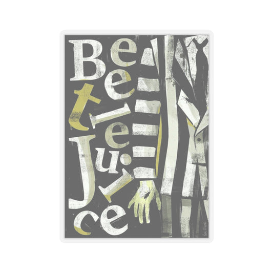 Beetlejuice Vinyl Sticker – Customizable and Durable