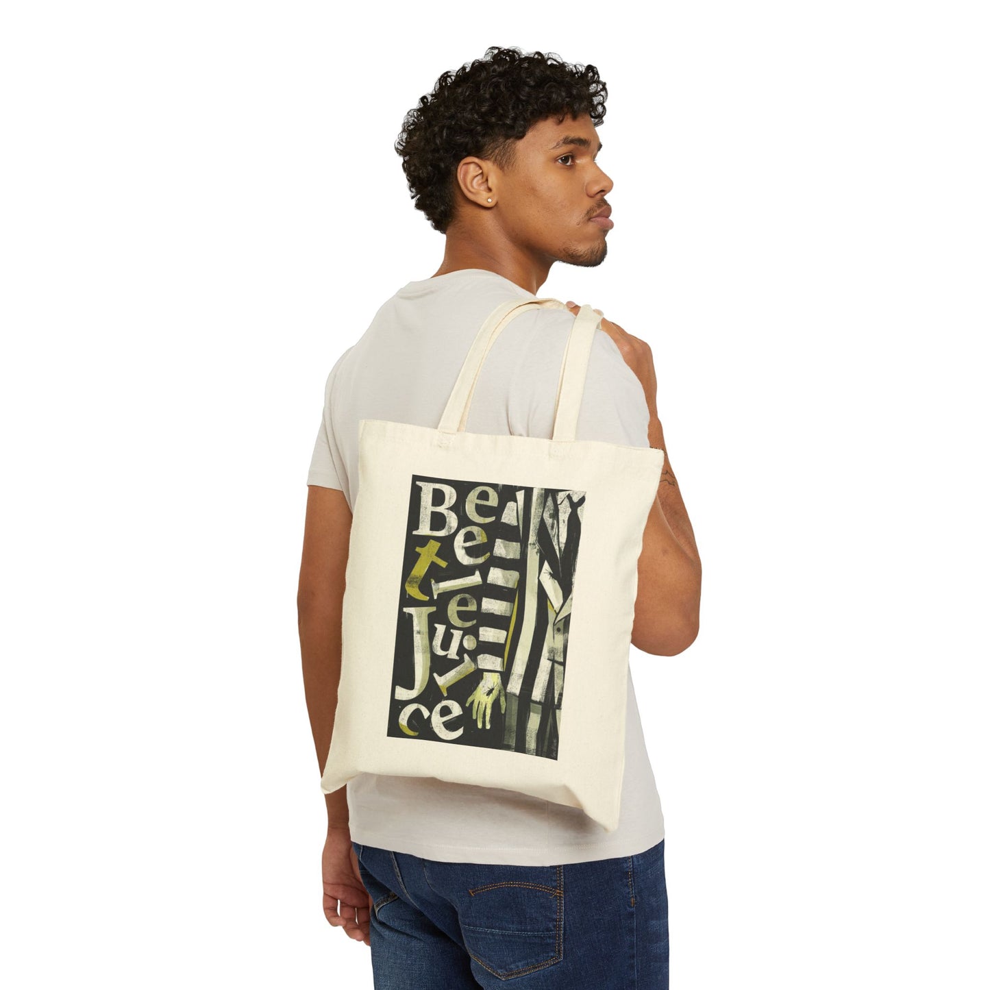 Beetlejuice Tote Bag – 100% Cotton Canvas, Durable and Stylish