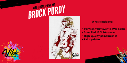 Brock Purdy Vibe @home Paint Kit
